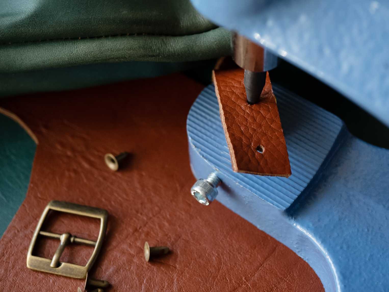 leather Perforation machine DC punch (5)