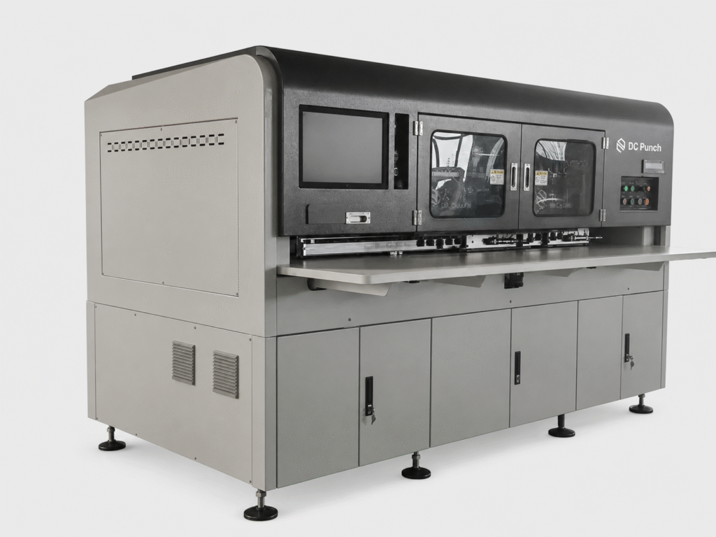 dc digital leather punching machine 11